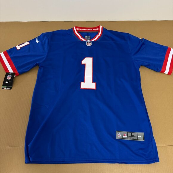Nike Other - Malik Nabers Nike New York Giants Blue Alt Football Jersey Size L